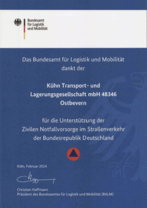 Zivile Notfallversorgung im Strassenverkehr-Kuehn-Transporte